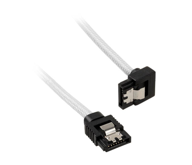 CORSAIR Premium 60cm sleeved 2szt (kątowe) Białe CC-8900283 - 739235 - zdjęcie 2